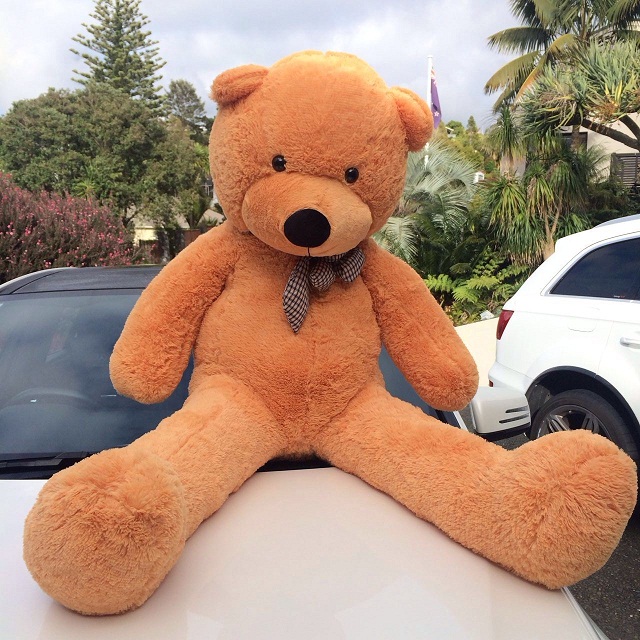 Giant teddy bear Classical 150 cms -- light brown